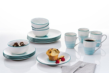 Kombiservice 16tlg. Luna türkis 
