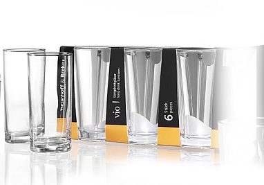 6er-Set Longdrink-Gläser Vio 
