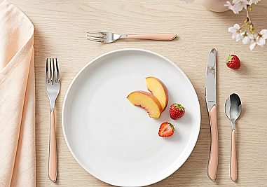Besteck-Serie Prisma apricot 