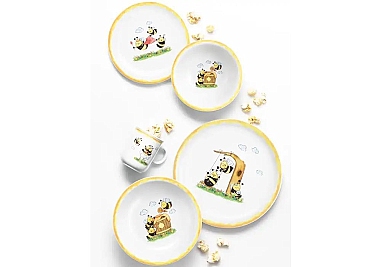 Kindergeschirr Fleißige Bienen 