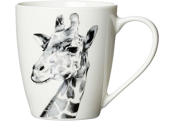 Frühstücksgeschirr Safari Kaffeebecher Giraffe