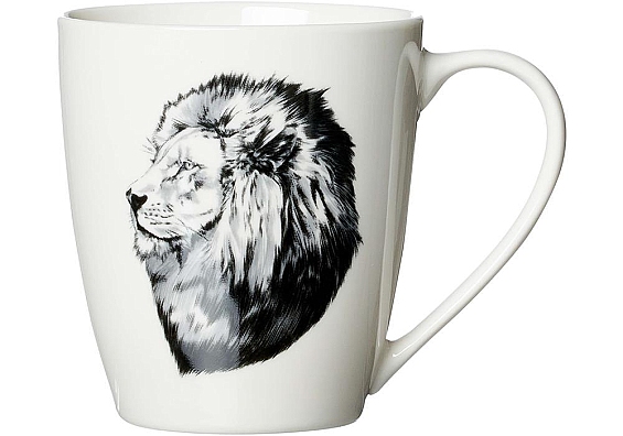 Frühstücksgeschirr Safari Kaffeebecher Löwe