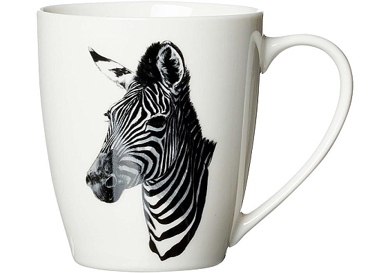 Frühstücksgeschirr Safari Kaffeebecher Zebra