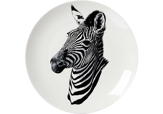 Frühstücksgeschirr Safari Frühstücksteller Zebra