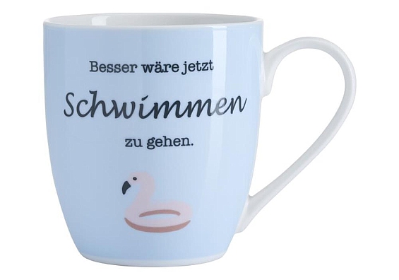 XL-Henkelbecher Auszeit XL-Becher Auszeit Schwimmen