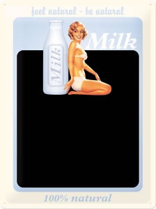 Kreidetafel Milk 