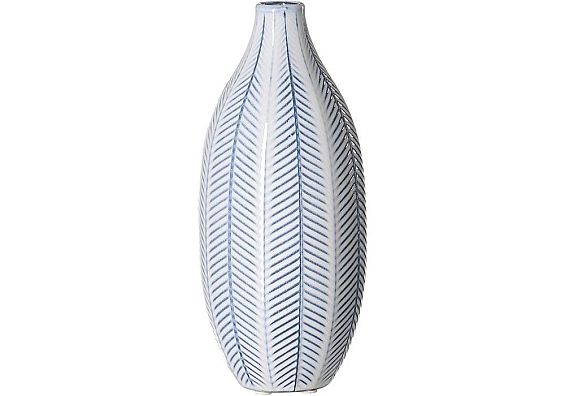 Vasenserie Reef Flaschenvase 23cm Reef blau