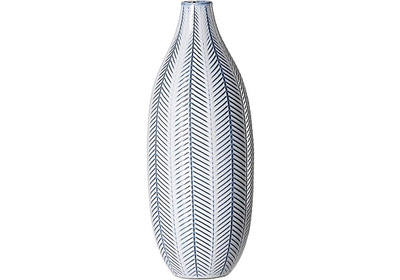 Vasenserie Reef Flaschenvase 30,5cm Reef blau