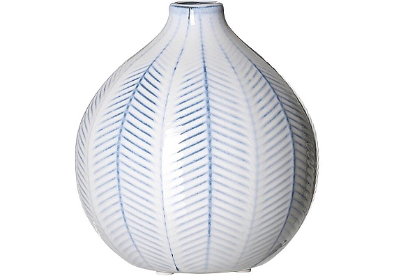 Vasenserie Reef Kugelvase 15cm Reef blau