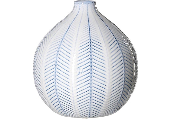 Vasenserie Reef Kugelvase 25cm Reef blau