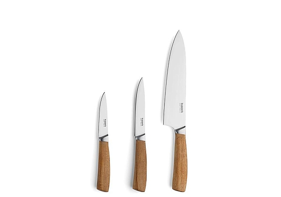 Messer-Serie Wood Messer-Set 3tlg. Wood