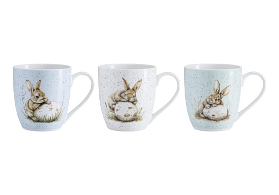 Oster-Geschirr Bunny 3er-Set Jumbo-Becher Bunny