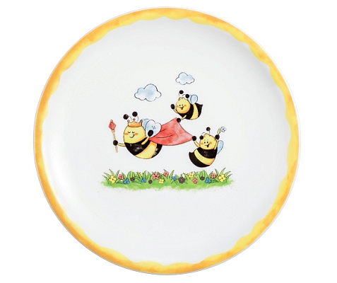 Kindergeschirr Fleißige Bienen Frühstücksteller Fleißige Bienen