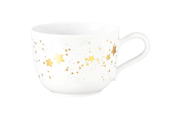 Weihnachtsgeschirr Golden Stars Kaffeetasse Golden Stars