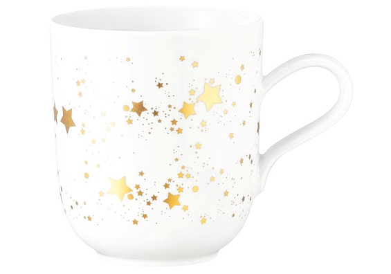 Weihnachtsgeschirr Golden Stars Kaffeebecher Golden Stars