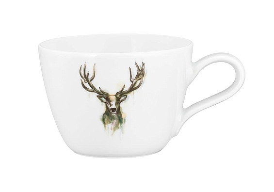 Geschirr-Serie Life Nature Kaffeetasse Life Nature Hirsch