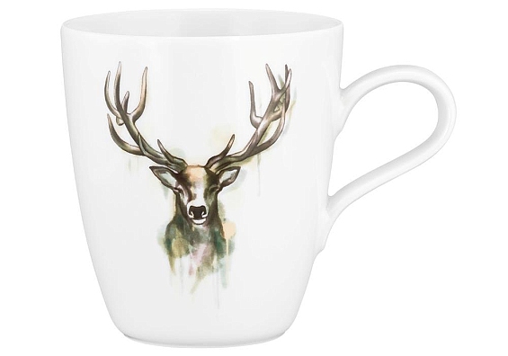 Geschirr-Serie Life Nature Kaffeebecher Life Nature Hirsch